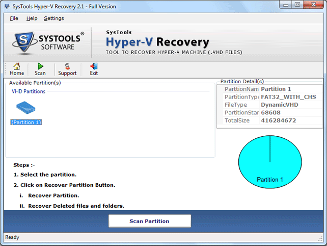 Formatted Virtual Data Recovery 2.1